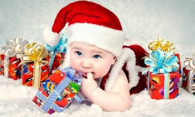 Bebe en navidad