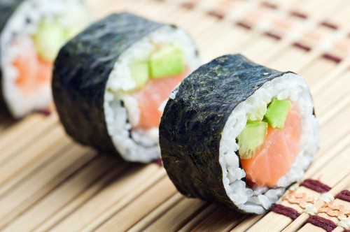 rolls de sushi