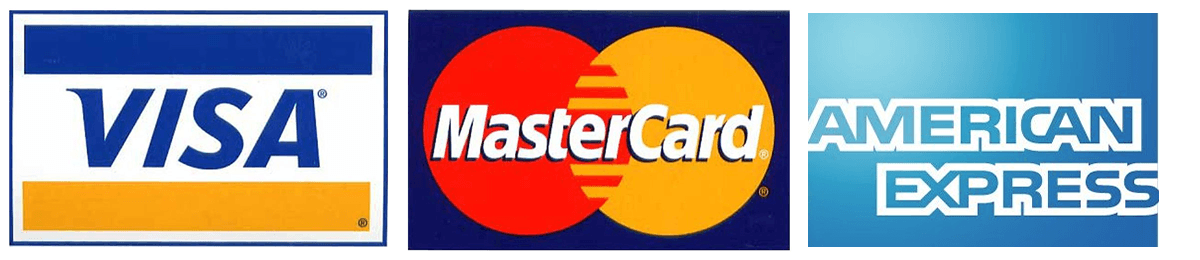 VISA Mastercard American express