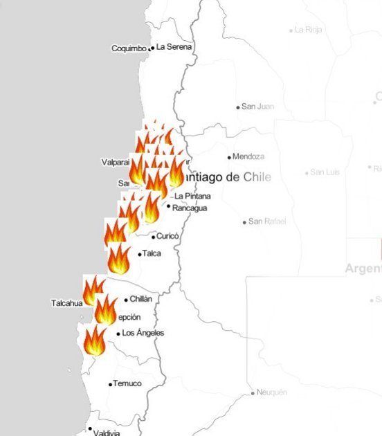 mapa de incendios