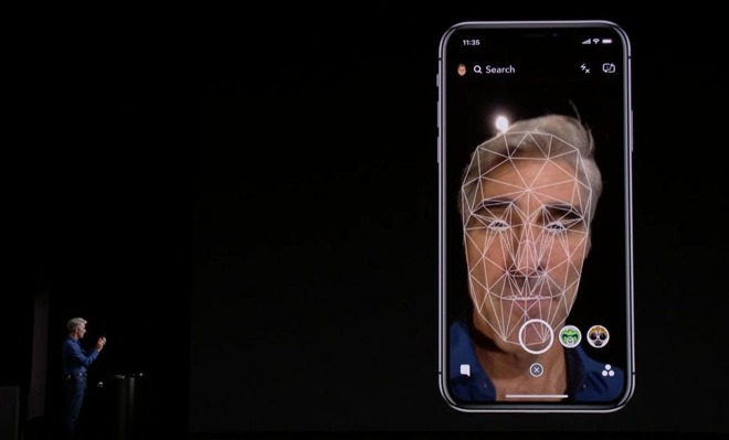 reconocimiento facial del iPhone X