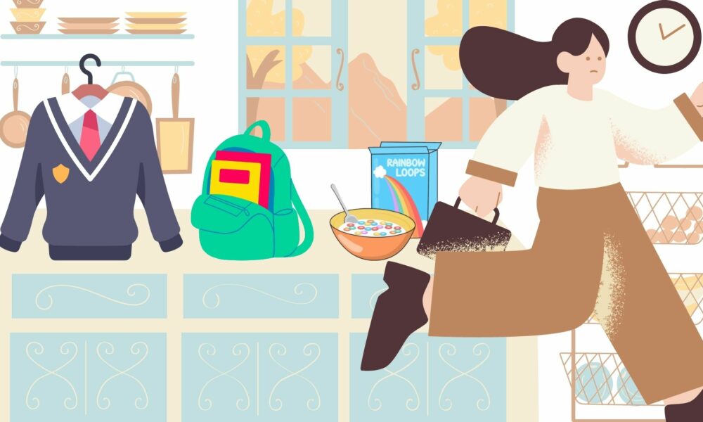 El estrés de las mañanas escolares